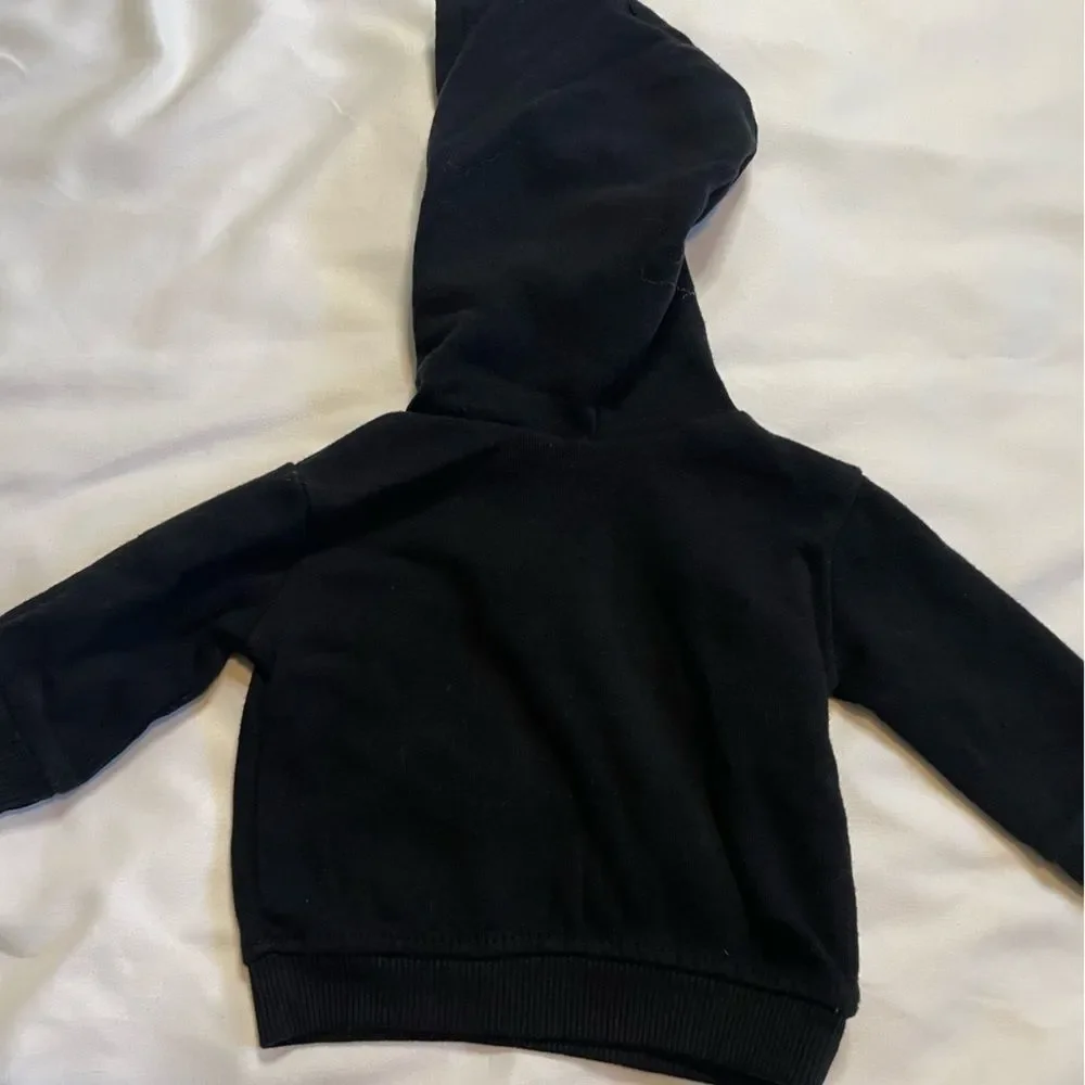 Kids Guns N Roses size 0-3 months  black hoodie